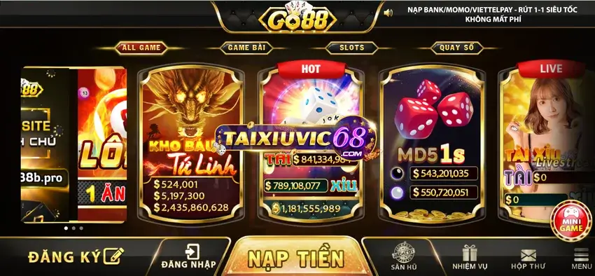 Cổng game bài đổi thưởng tặng code