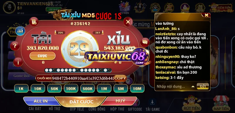 Minigame Tài xỉu Thần Tài App