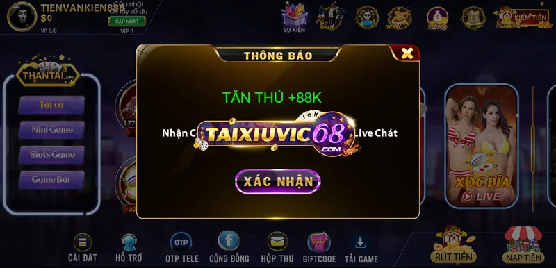 Gifcode Thần Tài App