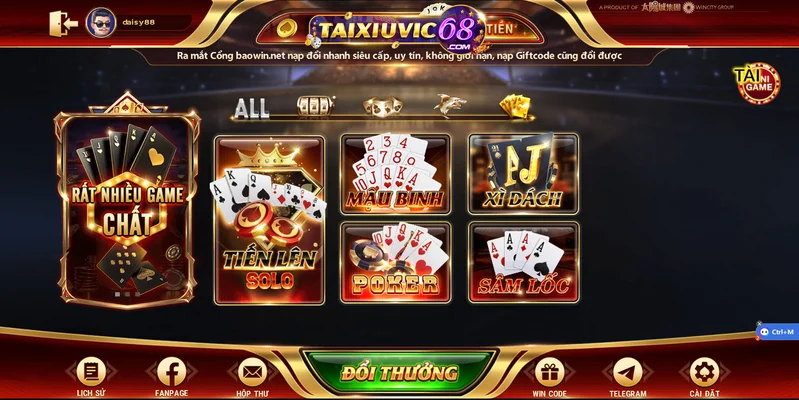 Game bài đổi thưởng Baowin